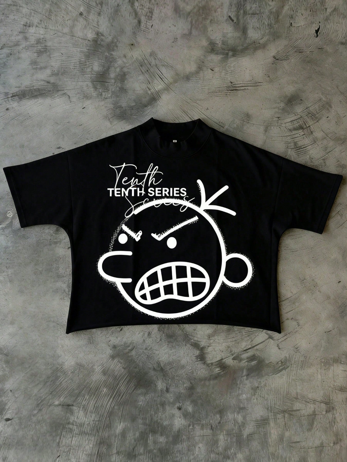 Plus Size Women T-Shirts,Tenth Series Y2k Hop Rapper Punk, 100% Cotton Casual Printed T-Shirt