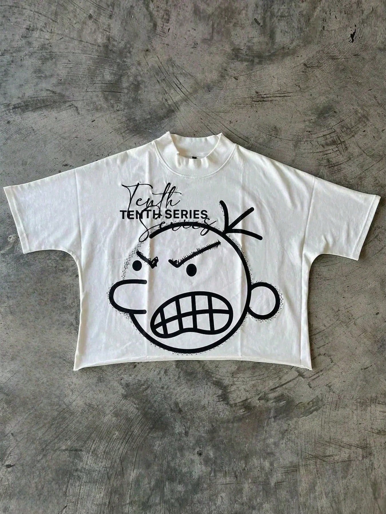 Plus Size Women T-Shirts,Tenth Series Y2k Hop Rapper Punk, 100% Cotton Casual Printed T-Shirt