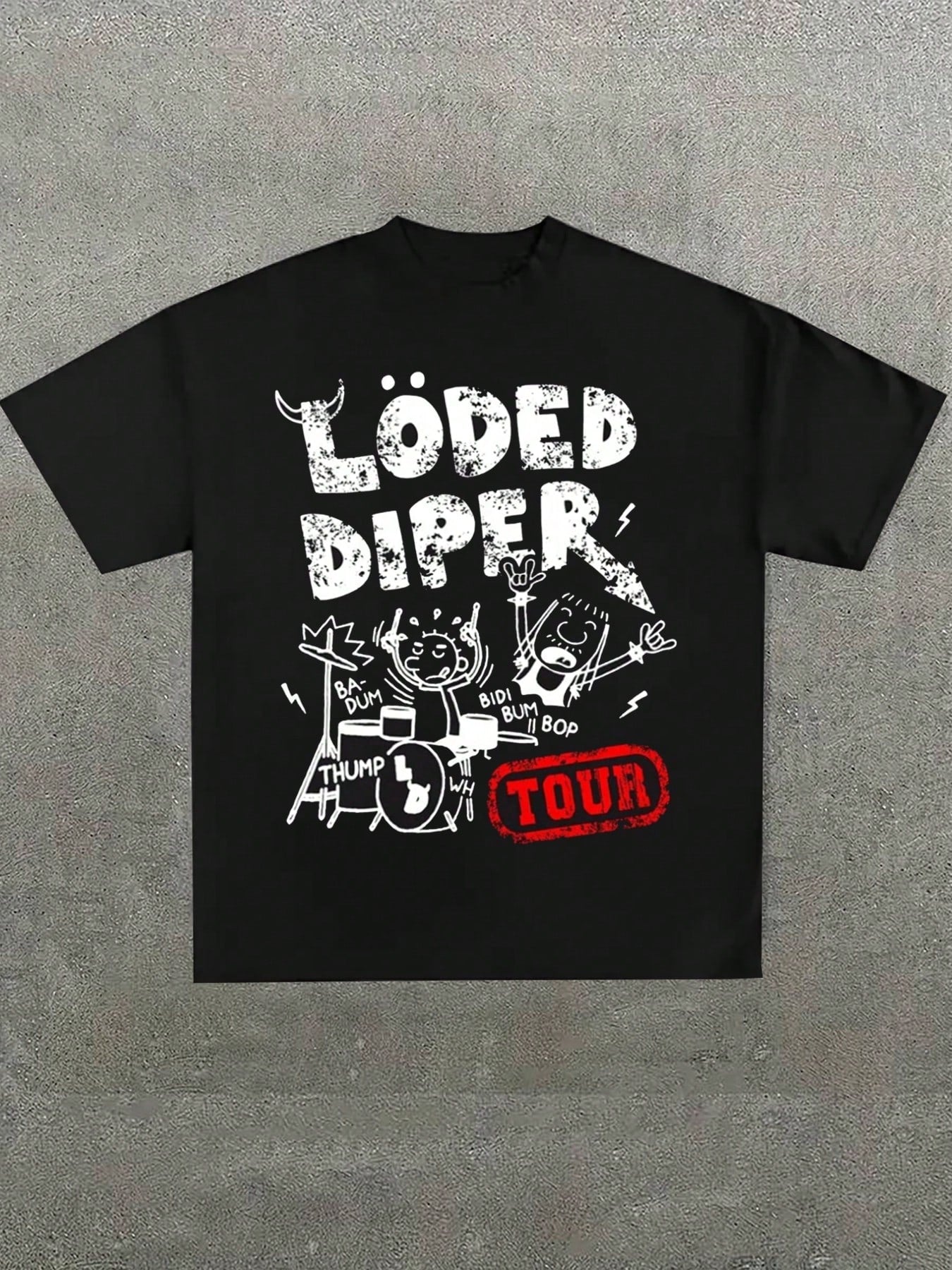 Plus Size Women T-Shirts,L?Ped Diper Brand Inspired Typography 100% Cotton 220g Casual Printed T-Shirt,Crew Neck Short Sleeve,For Going Out,Gift,Summer,Unisex