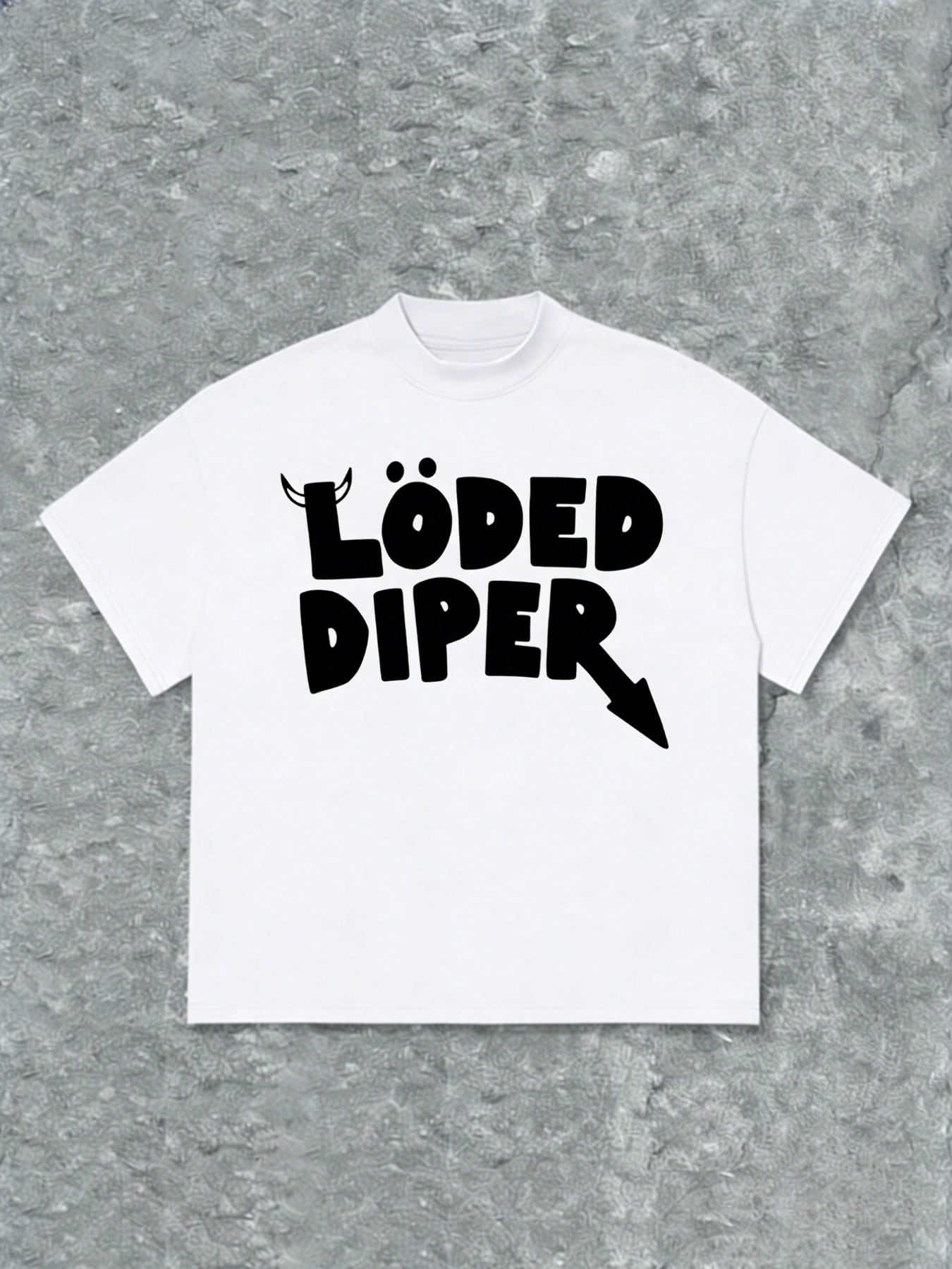 Plus Size Women T-Shirts,L?Ped Diper Brand Inspired Typography 100% Cotton 220g Casual Printed T-Shirt,Crew Neck Short Sleeve,For Going Out,Gift,Summer,Unisex
