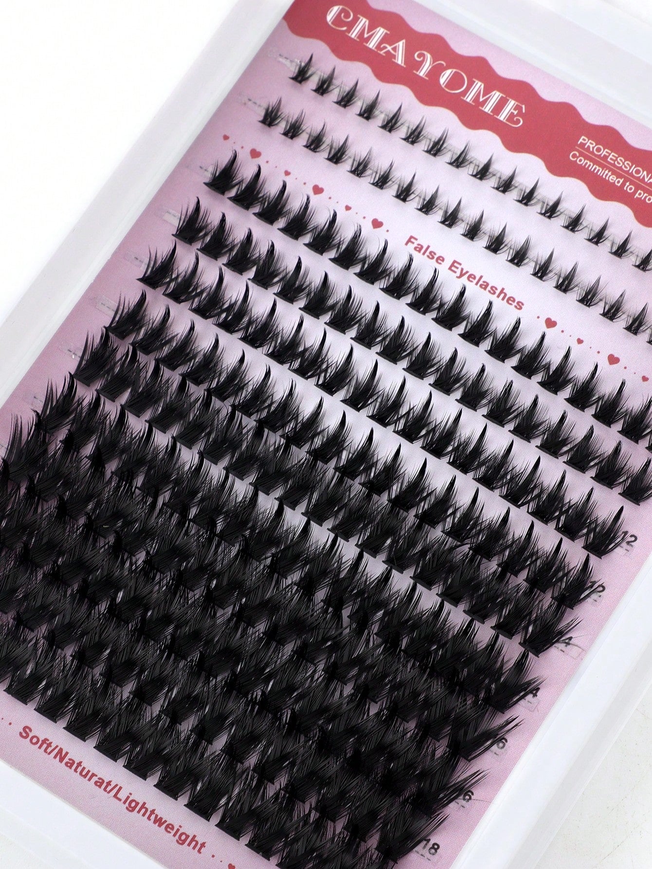 Pointed-Tip + 120D + Lower Lashes 3-In-1 Lash Extensions, Long 6-18mm, D/DD 212-Piece Lash Cluster, Thick Single Lashes, Comic Book Lash Extensions, Mink Trim, Wispy Lashes