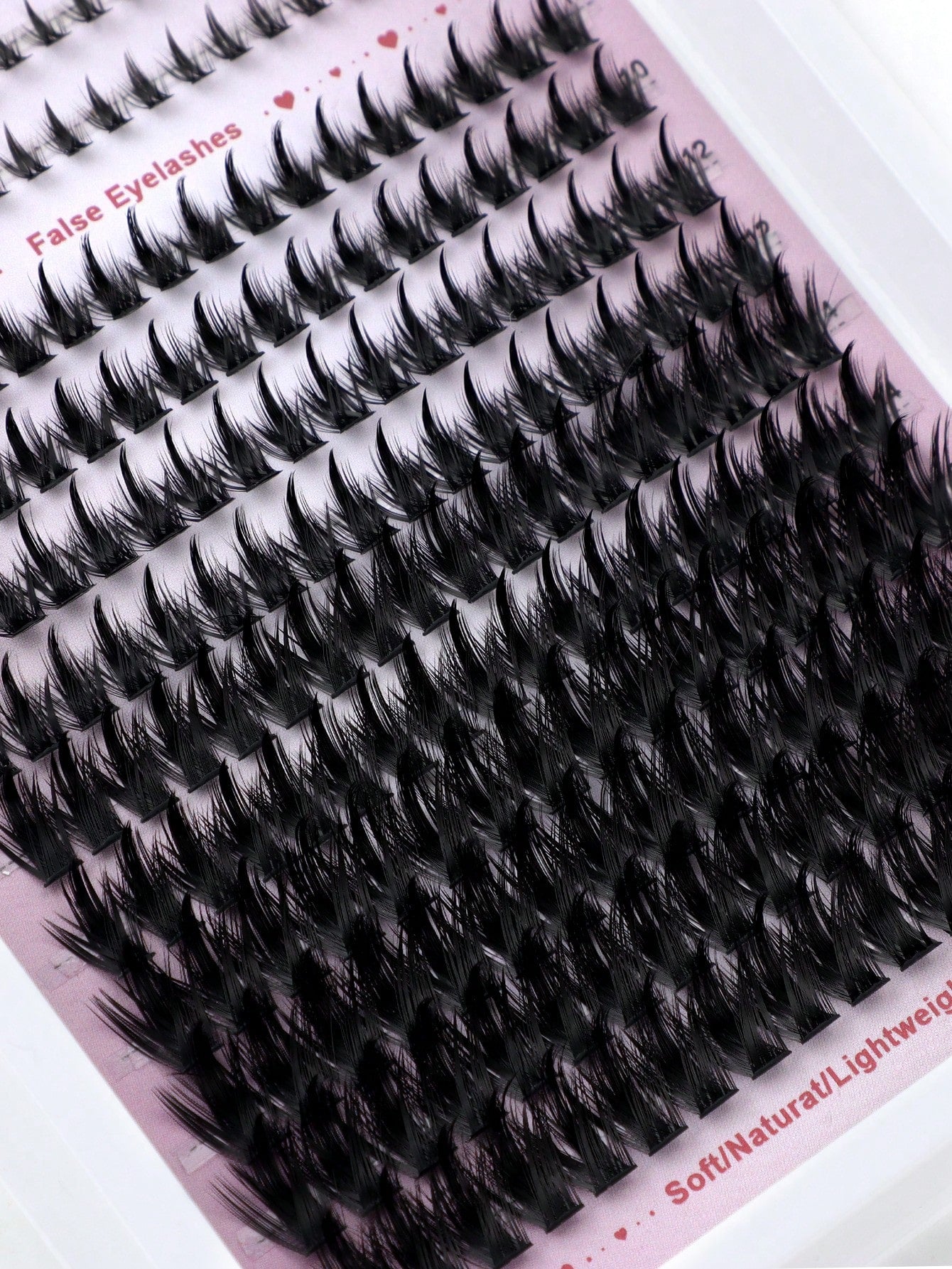 Pointed-Tip + 120D + Lower Lashes 3-In-1 Lash Extensions, Long 6-18mm, D/DD 212-Piece Lash Cluster, Thick Single Lashes, Comic Book Lash Extensions, Mink Trim, Wispy Lashes
