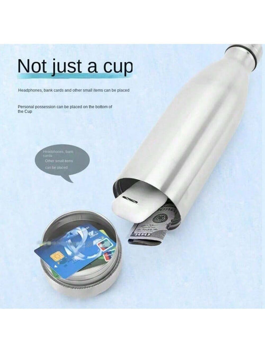 Portable Drifting Water Bottle, Password Stick, Pill Manager, Canned, Money Safe, Bonus, Keychain Box, Safe Hiding Point Bonus Keyring Box 500/750 Ml