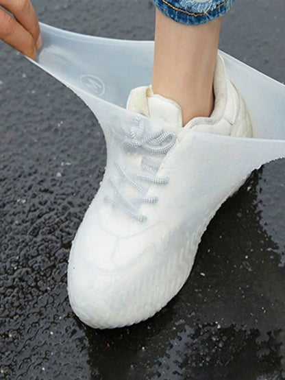 Portable Foldable Silicone Waterproof Boot Covers, Durable Anti-Slip Rain Shoe Covers, Reusable Elastic Shoe Covers, Unisex, Suitable For Outdoor Commuting