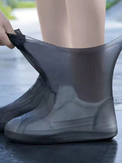 Portable Foldable Silicone Waterproof Boot Covers, Durable Anti-Slip Rain Shoe Covers, Reusable Elastic Shoe Covers, Unisex, Suitable For Outdoor Commuting