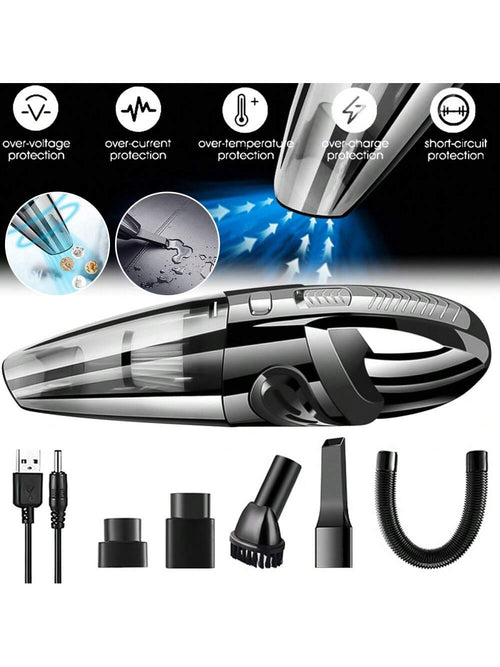 Portable Strong Handheld Vacuum Cleaner, 4000PA Suction, Quick Cleaning For Home Office Car Etc