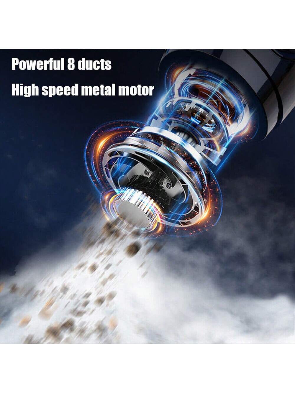 Portable Strong Handheld Vacuum Cleaner, 4000PA Suction, Quick Cleaning For Home Office Car Etc