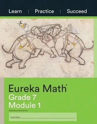 Pre-Owned Eureka Math Grade 7 Learn, Practice, Succeed Workbook #1 (Module 1) (Paperback) By Great Minds (Editor)