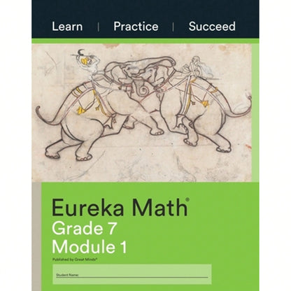 Pre-Owned Eureka Math Grade 7 Learn, Practice, Succeed Workbook #1 (Module 1) (Paperback) By Great Minds (Editor)