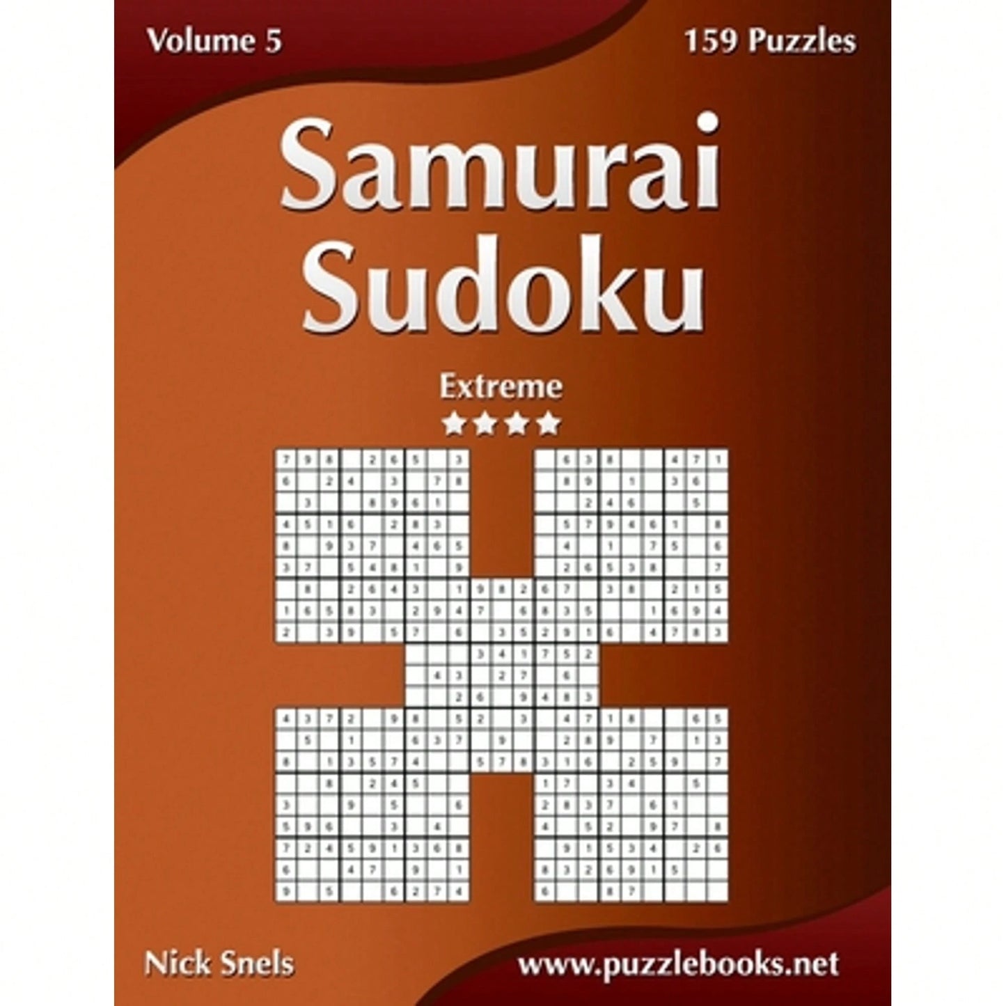 Pre-Owned Samurai Sudoku- Extreme- Volume 5- 159 Puzzles (Paperback) By Nick Snels