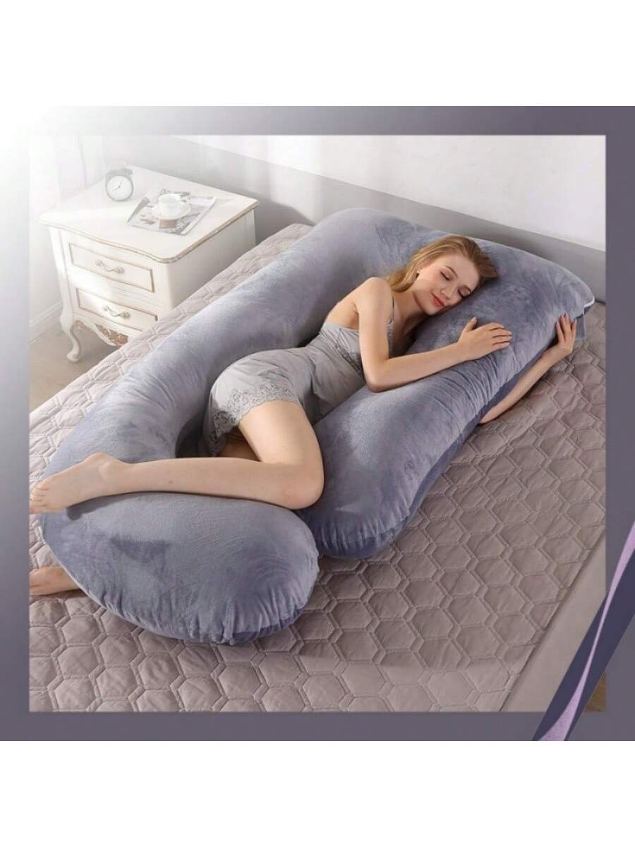 Pregnant Specific Body Pillow With Detachable And Washable Pillowcase, Supporting The Back, Buttocks, Legs, And Abdomen