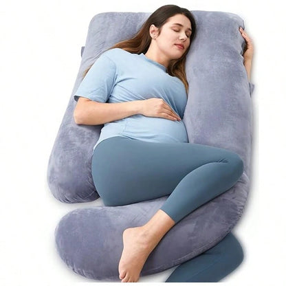 Pregnant Specific Body Pillow With Detachable And Washable Pillowcase, Supporting The Back, Buttocks, Legs, And Abdomen