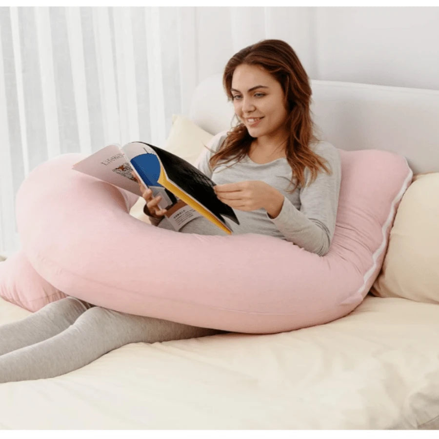 Pregnant Specific Body Pillow With Detachable And Washable Pillowcase, Supporting The Back, Buttocks, Legs, And Abdomen