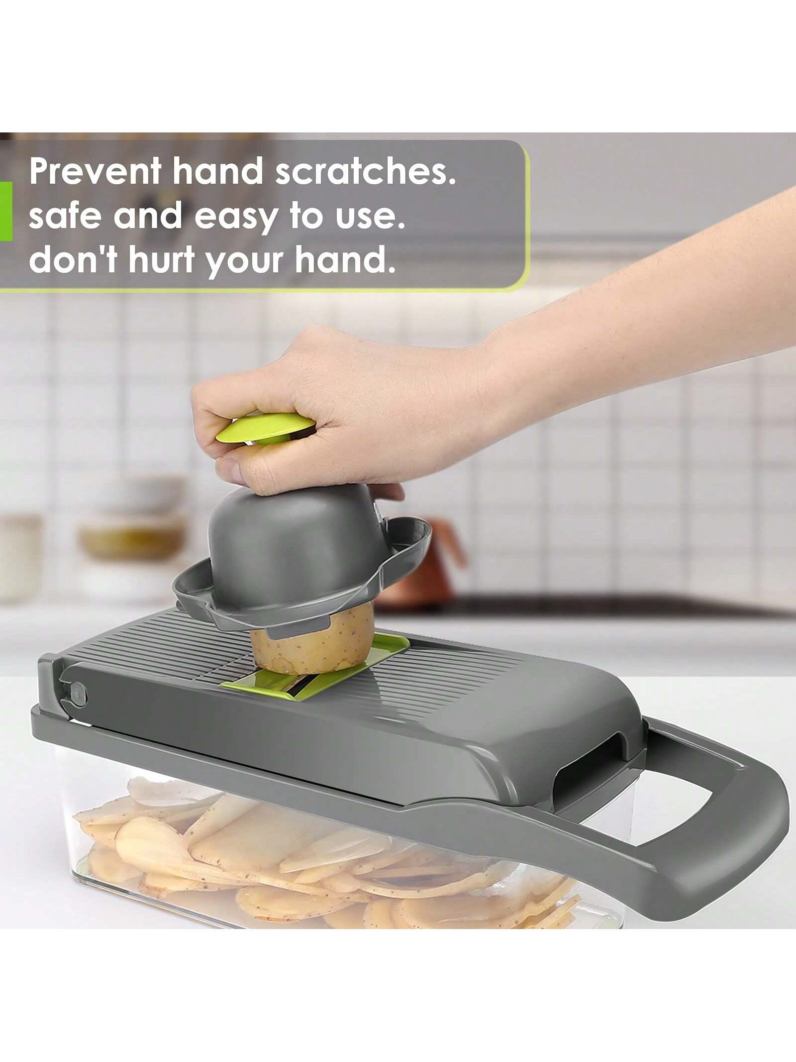 Pro-Series 16-In-1 Vegetable Chopper-Veggie Chopper, Food Chopper With Container, Vegetable Cutter Chopper & Spiralizer For Onion Salad (Home Essential Gadget & Kitchen)