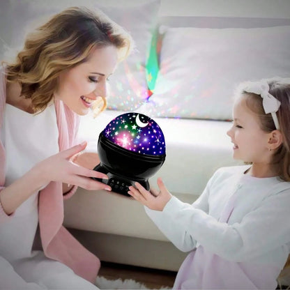 Projector Night Lights Kids, Birthday Gifts 1-4-6-14 Year Old Girl Boy Kids Bedroom, Glow In Dark Stars Moon Child Asleep Peacefully
