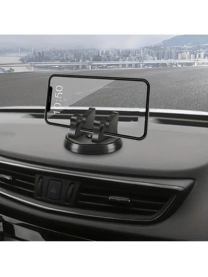 PVC Material Rhinestone Car Phone Holder, Universal Dashboard Phone Stand, Adjustable Car GPS Mount, Cute Rotating Clip, Suitable For Landscape And Portrait Screens
