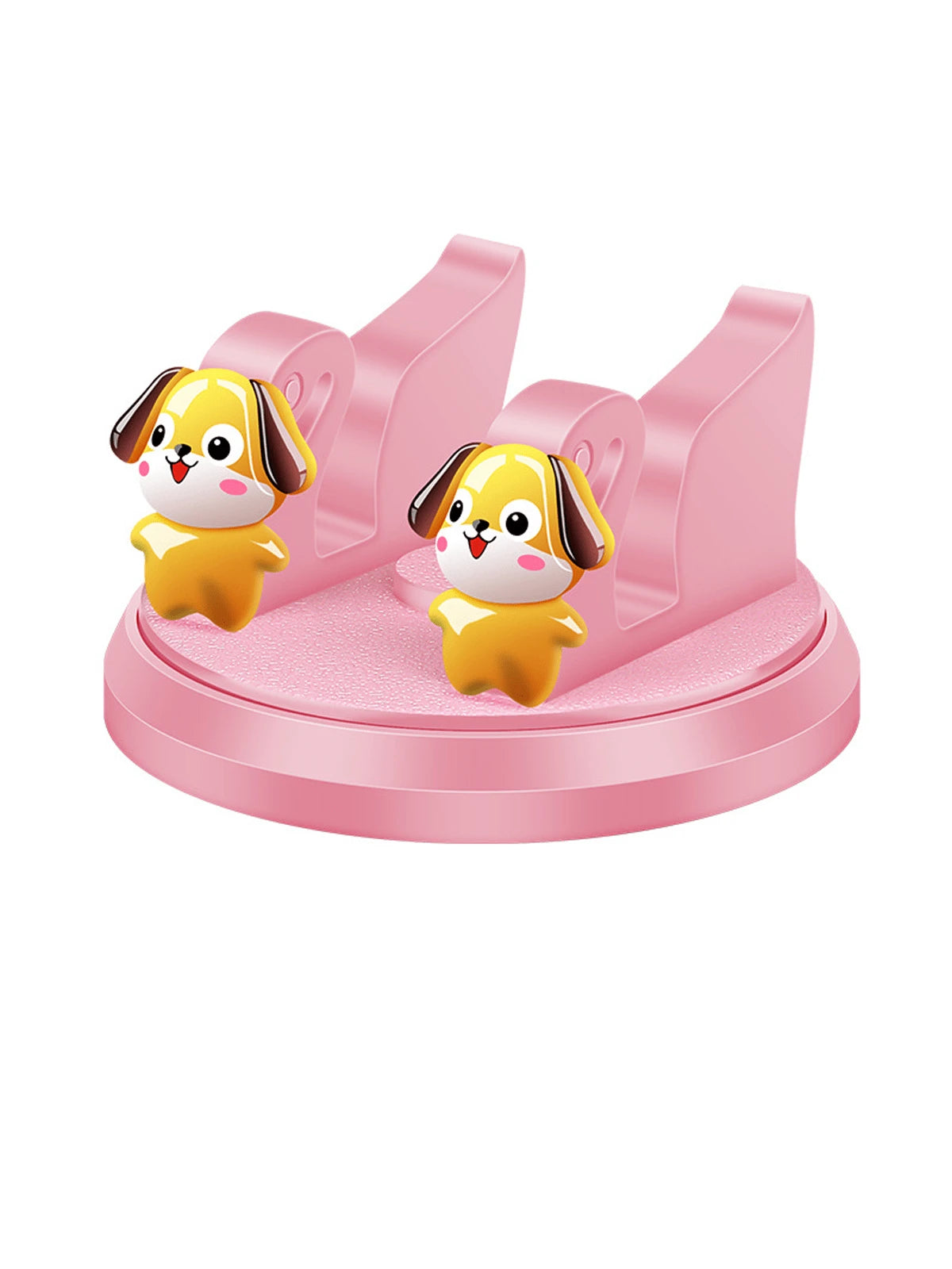 PVC Material Rhinestone Car Phone Holder, Universal Dashboard Phone Stand, Adjustable Car GPS Mount, Cute Rotating Clip, Suitable For Landscape And Portrait Screens