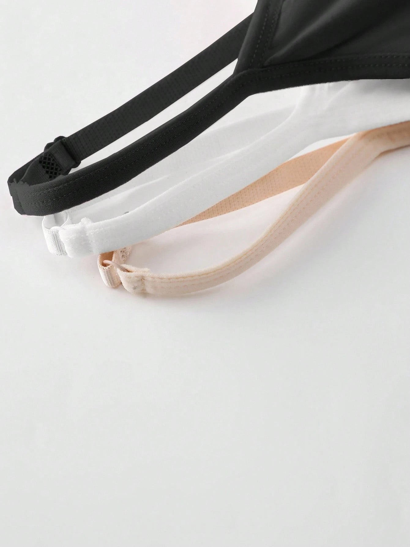 Qadelle 3pcs Anti-Flashing Integrated Padded Camisole, Comfortable & Breathable