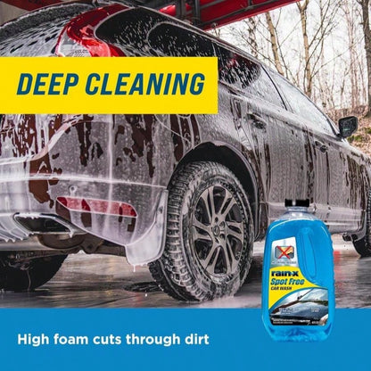 Rain-X 620073- Car Wash Deep Cleaning, High Foam Soap Provides Spot Free Shine With No Towel Or Hand Drying Needed- Car Soap For Car Cleaning And Detailing 48 Fl Oz