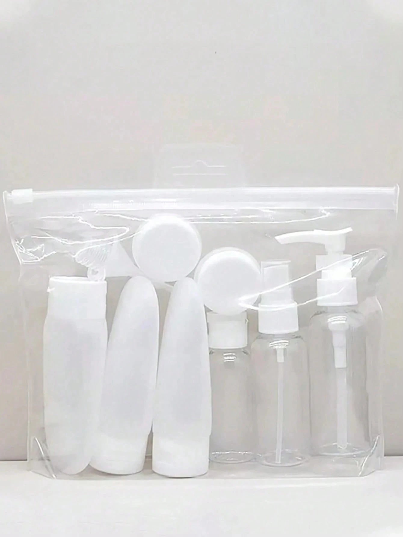 Refillable Travel Bottle Set: Spray, Lotion, Shampoo, Body Wash, Soft Tube Bottles, Empty Liquid Containers Suitable For Cosmetics, Portable Tools, Refillable, Travel Essentials, Travel Storage Bag, B
