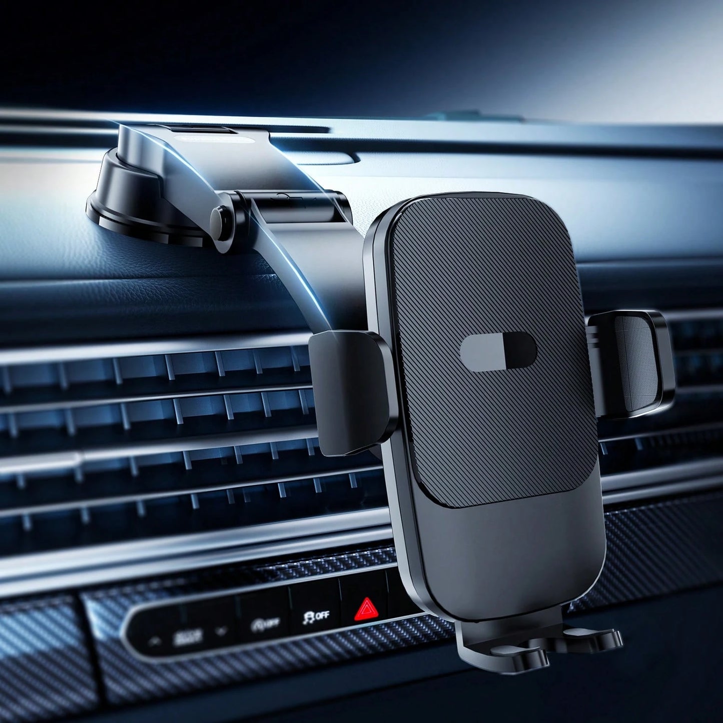 REMAX 4-7 Inch Universal Car Phone Holder, Suitable For Dashboard Or Windshield Installation, Multi-Angle Adjustable, Compatible With IPhone And Android Phones, Car Accessories, Essential For Driving