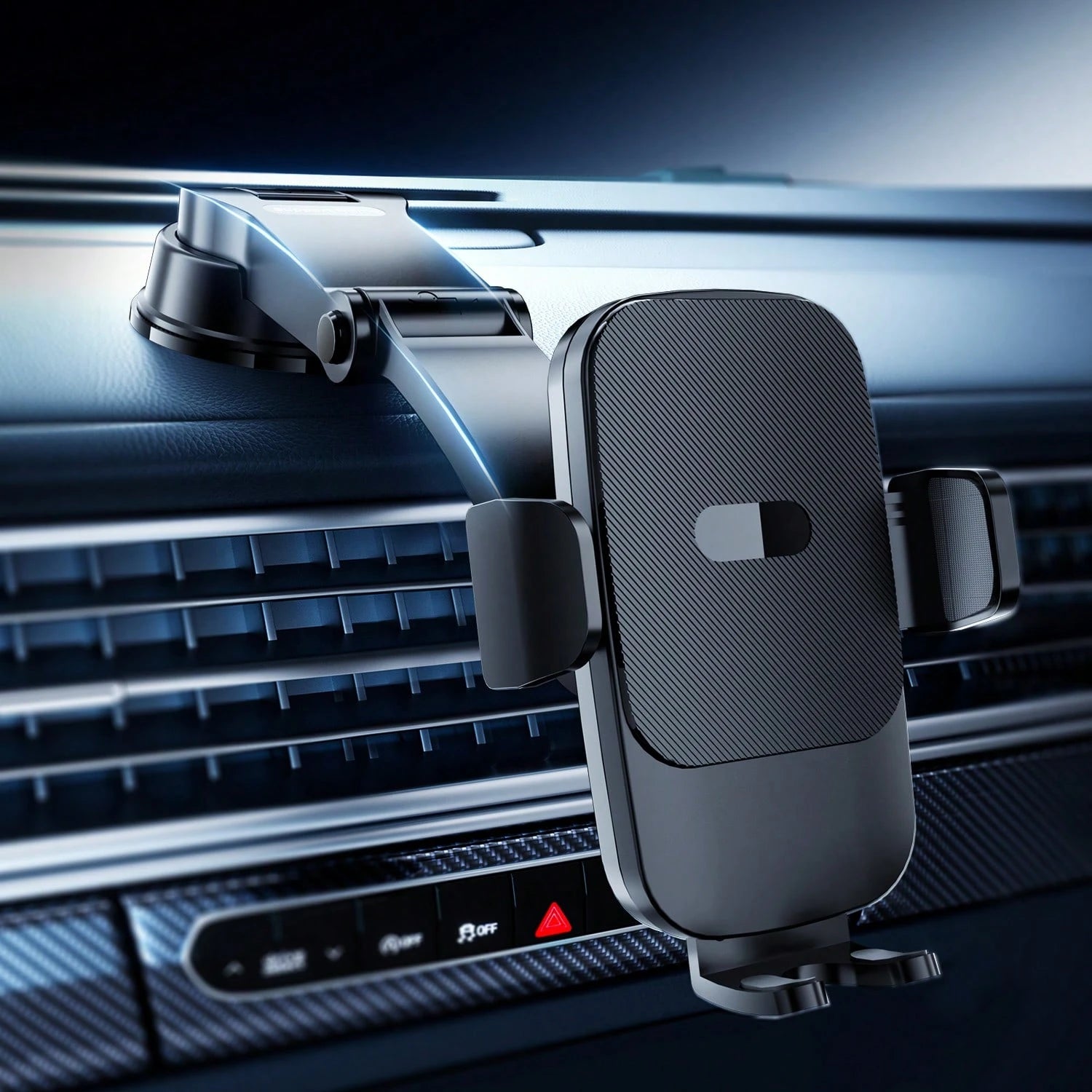 REMAX 4-7 Inch Universal Car Phone Holder, Suitable For Dashboard Or Windshield Installation, Multi-Angle Adjustable, Compatible With IPhone And Android Phones, Car Accessories, Essential For Driving