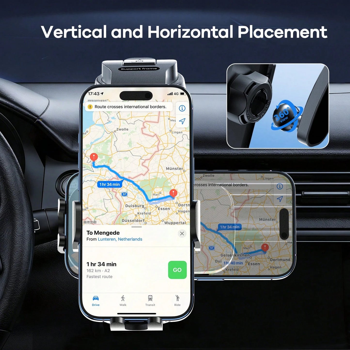 REMAX 4-7 Inch Universal Car Phone Holder, Suitable For Dashboard Or Windshield Installation, Multi-Angle Adjustable, Compatible With IPhone And Android Phones, Car Accessories, Essential For Driving