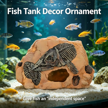 Reptile Pet Lizard Hideaway Cave, Reptile Rock Hiding Place, Aquarium Decor, Mane Lion Lizard, Gecko, Snake Habitat, Turtle Habitat Decor, Amphibian Dwelling