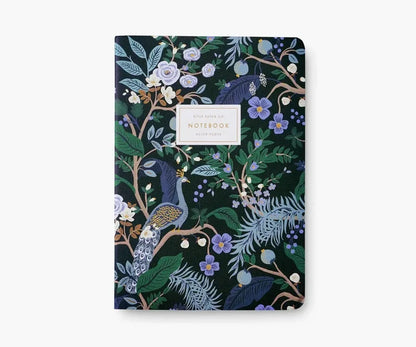 Rifle Paper Co. - Assorted Set of 3 Peacock Notebooks