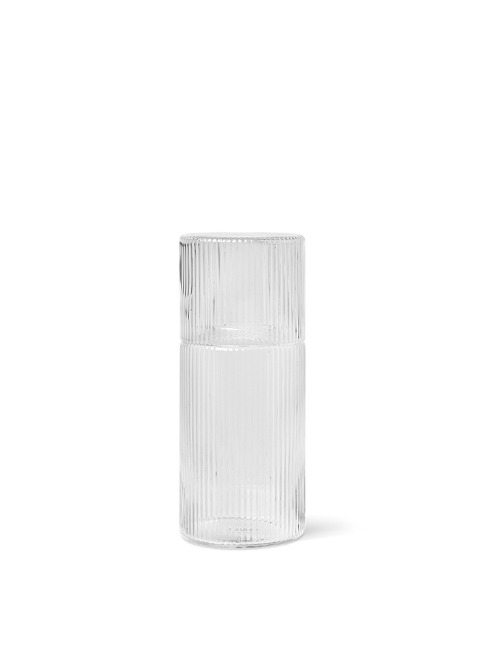 Ripple Small Carafe Set, Clear