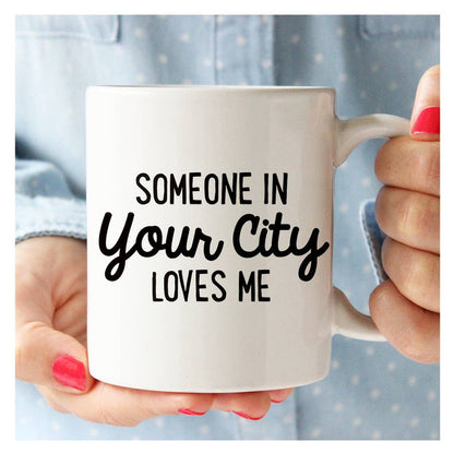 Rock Scissor Paper - Personalized City Mug - Someone Loves Me