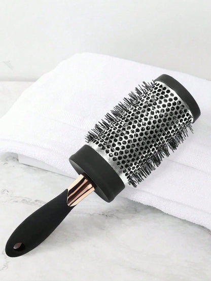 Round Brush, Round Hair Brush, Suitable For Blow-Drying Bangs, Women's Curling And Straightening Brush, Create Professional Curly Hairstyles, Make Hair Shiny And Lustrous, Blow-Dry Brush, Nylon Bristl