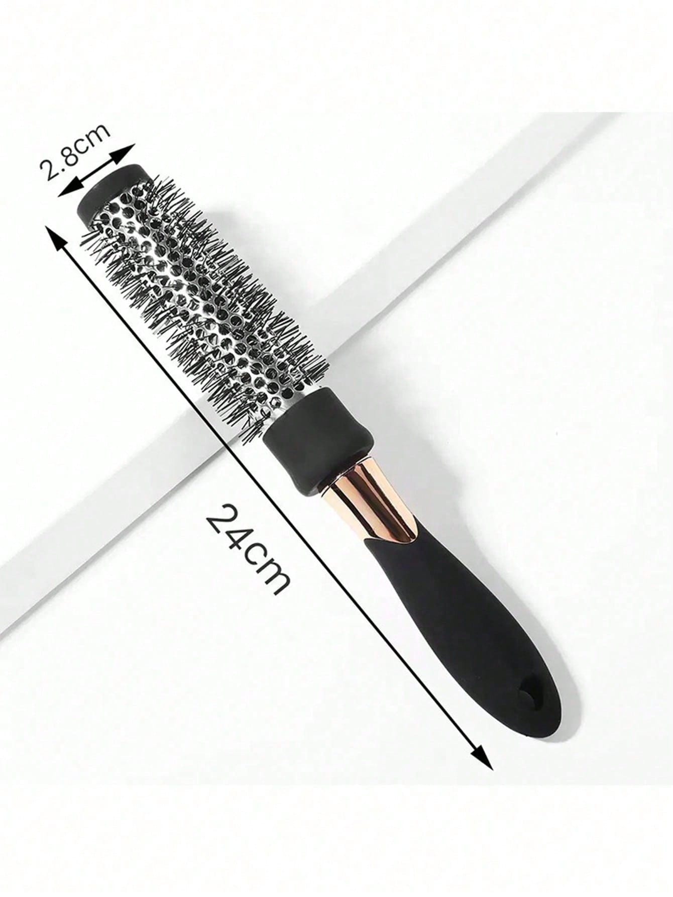 Round Brush, Round Hair Brush, Suitable For Blow-Drying Bangs, Women's Curling And Straightening Brush, Create Professional Curly Hairstyles, Make Hair Shiny And Lustrous, Blow-Dry Brush, Nylon Bristl