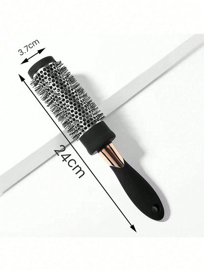 Round Brush, Round Hair Brush, Suitable For Blow-Drying Bangs, Women's Curling And Straightening Brush, Create Professional Curly Hairstyles, Make Hair Shiny And Lustrous, Blow-Dry Brush, Nylon Bristl