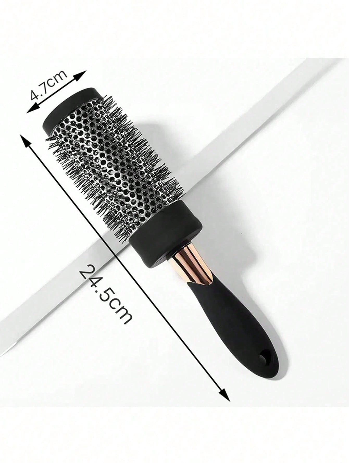 Round Brush, Round Hair Brush, Suitable For Blow-Drying Bangs, Women's Curling And Straightening Brush, Create Professional Curly Hairstyles, Make Hair Shiny And Lustrous, Blow-Dry Brush, Nylon Bristl