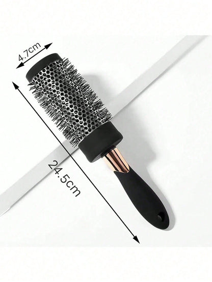 Round Brush, Round Hair Brush, Suitable For Blow-Drying Bangs, Women's Curling And Straightening Brush, Create Professional Curly Hairstyles, Make Hair Shiny And Lustrous, Blow-Dry Brush, Nylon Bristl