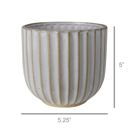 Scalloped Cachepot, Assorted Colors