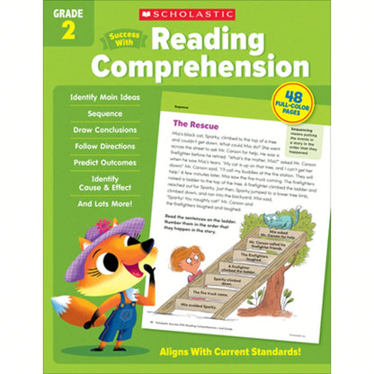 Scholastic Success With Reading Comprehension Grade 2 Workbook (Paperback) By Scholastic Teaching Resources