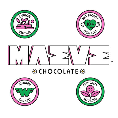 Seattle Chocolate Presents Maeve - Peanut Butter-fly Truffle Bar