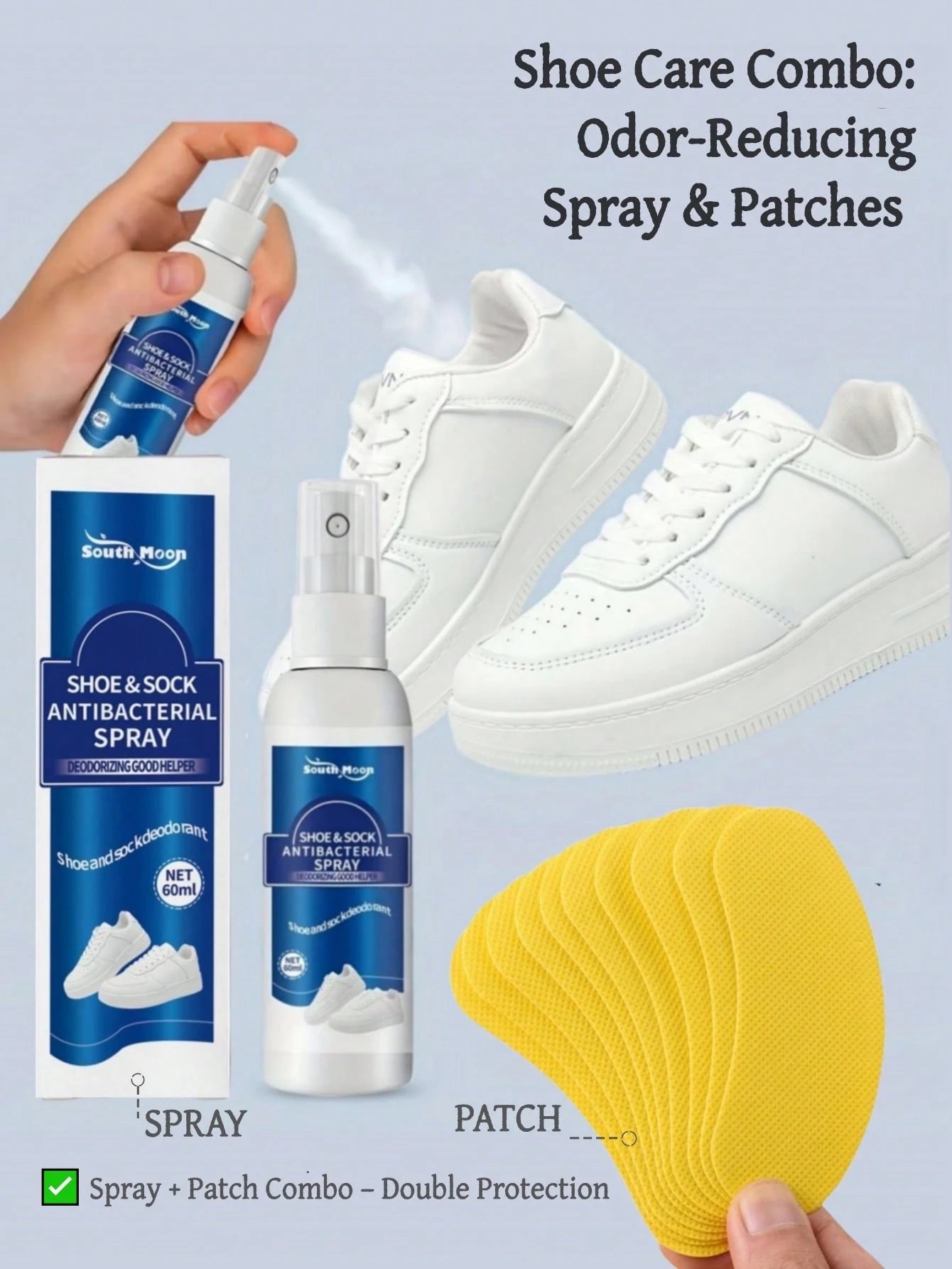 Shoe Deodorizing Spray, Fresh Spray, Used To Remove Odors From Shoes And Socks. Its Deodorizing Effect Is Suitable For Various Types Of Shoes And Corresponding Shoe Deodorizers, Also Suitable For Men'