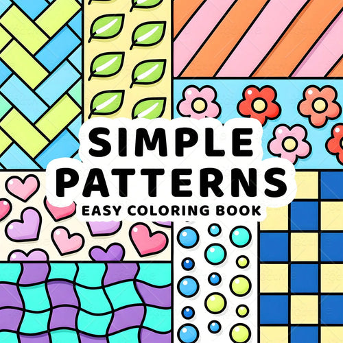 SIMPLE & PATTERNSE Coloring Book For Adults Featuring Cute Cozy Daily Activities For Relaxation (Cozy Spaces Coloring)