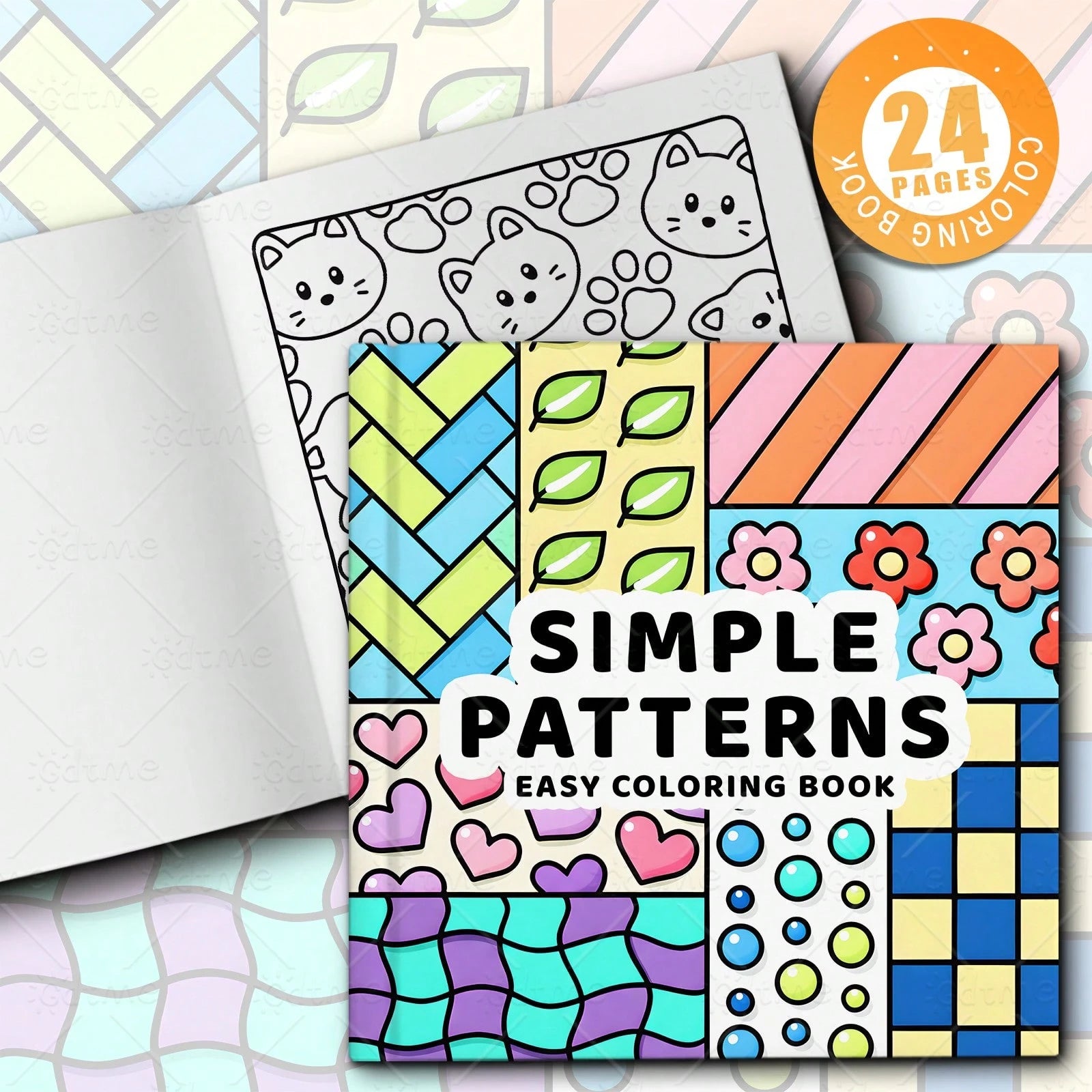SIMPLE & PATTERNSE Coloring Book For Adults Featuring Cute Cozy Daily Activities For Relaxation (Cozy Spaces Coloring)