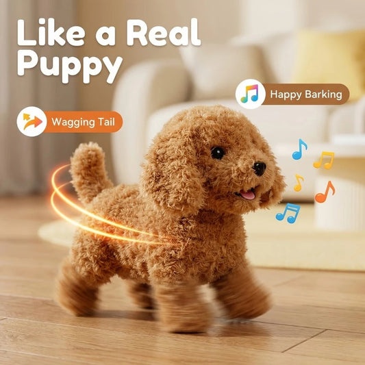 Simulated Robot Puppy Pet Toy, Realistic Mini Robot Dog, Electronic Pet Dog. It Can Learn To Walk, Bark And Wag Its Tail Like A Real Dog. Suitable For Family Use, Can Be Used As A Small Toy Companion