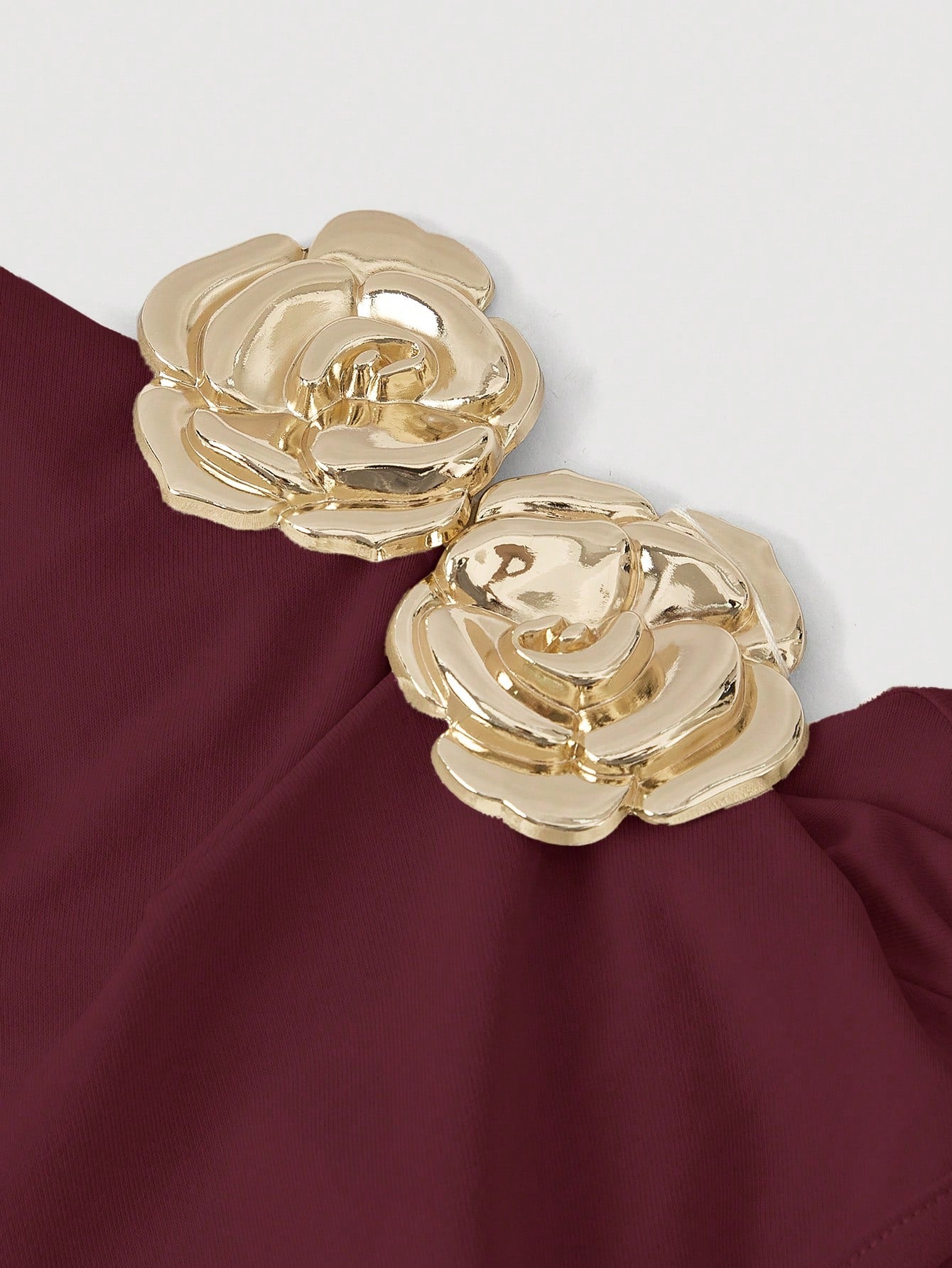 Skyraze Asymmetric One-Shoulder Mid-Length Dress – Elegant Classy Elegant Sexy Single Shoulder Design Formal Burgundy Summer