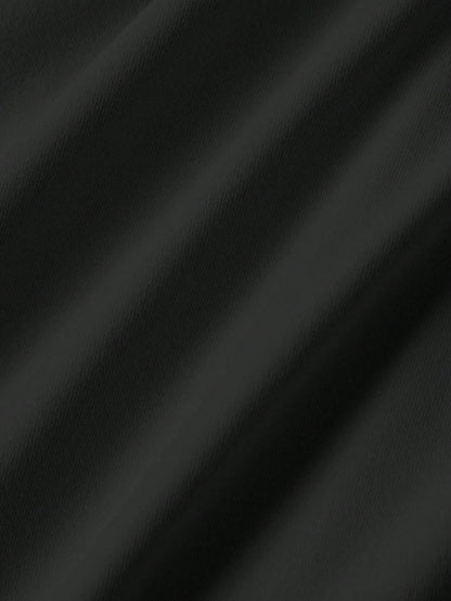 Skyraze Asymmetric One-Shoulder Mid-Length Dress – Elegant Sexy Single Shoulder Design Party Black Summer