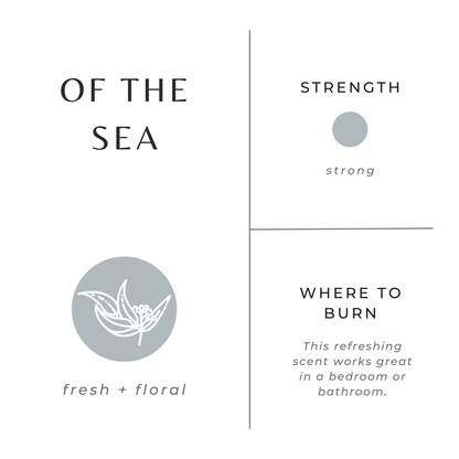 Slow North 'Of the Sea' Scented Candle, Three Sizes