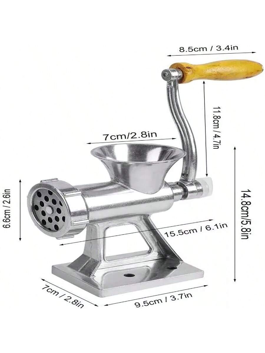 Small Heavy Duty Meat Grinder Mincer Stuffer Manual Sausage Filler Sauce Maker Machine