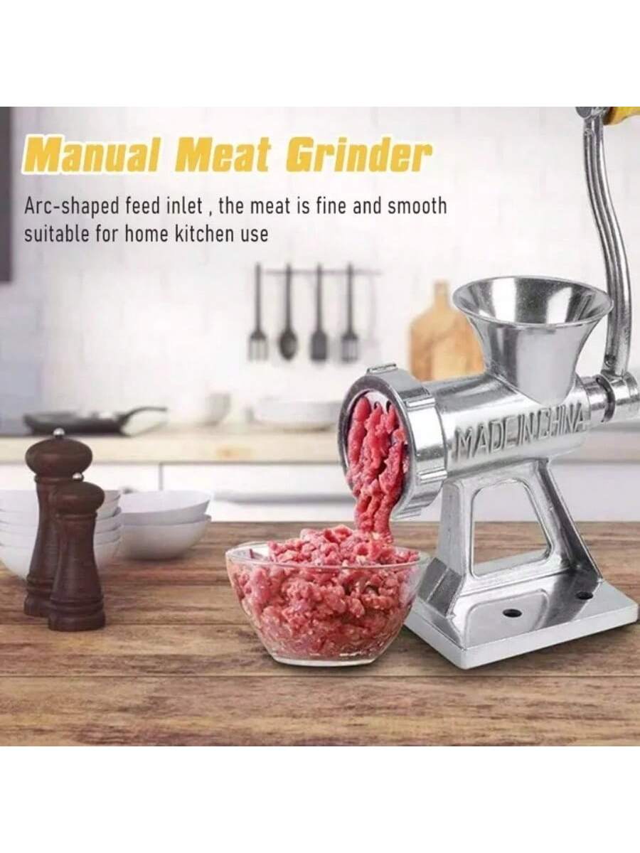 Small Heavy Duty Meat Grinder Mincer Stuffer Manual Sausage Filler Sauce Maker Machine