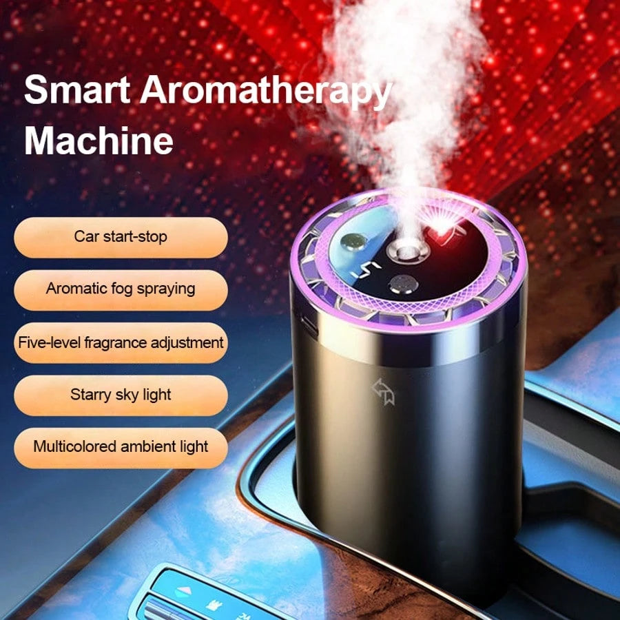 Smart Car Air Freshener Diffuser, Premium Long Lasting Fragrance, Effective Odor Eliminator For Car Interior, High Quality Aromatherapy Scent Device, Essential Vehicle Accessories