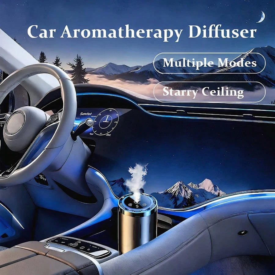 Smart Car Air Freshener Diffuser, Premium Long Lasting Fragrance, Effective Odor Eliminator For Car Interior, High Quality Aromatherapy Scent Device, Essential Vehicle Accessories